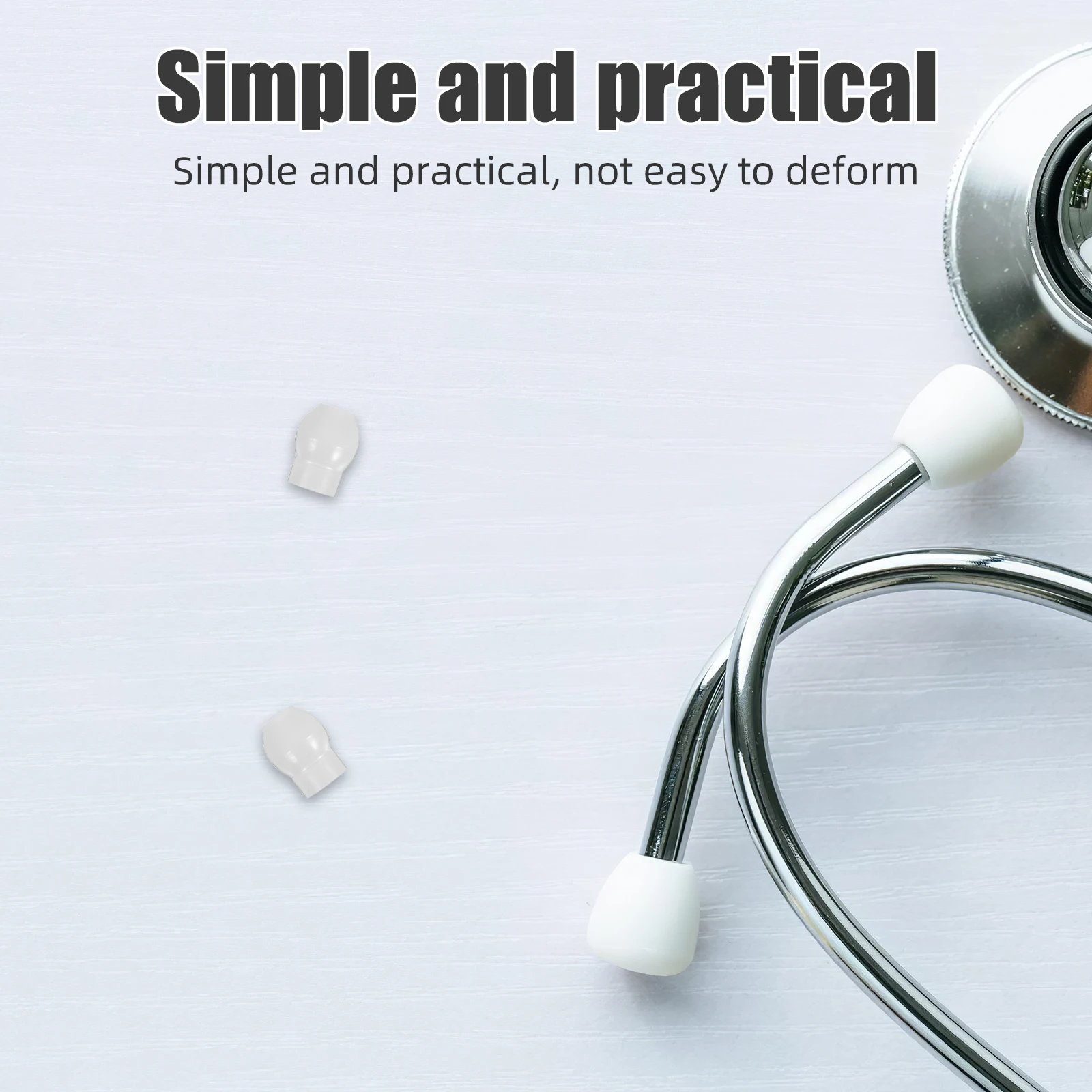 

10 Pcs Silicone Stopper Earplugs Tips Replacement Earbuds Universal Earpieces Silica Gel Stethoscope Soft