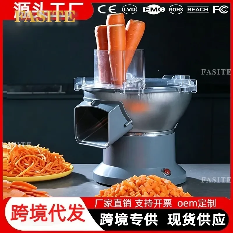 For Commercial Vegetable Fruit Cutter Mango Pineapple Dicer Radish Potato Shredder Slicer Stainless Steel Kitchen Tool