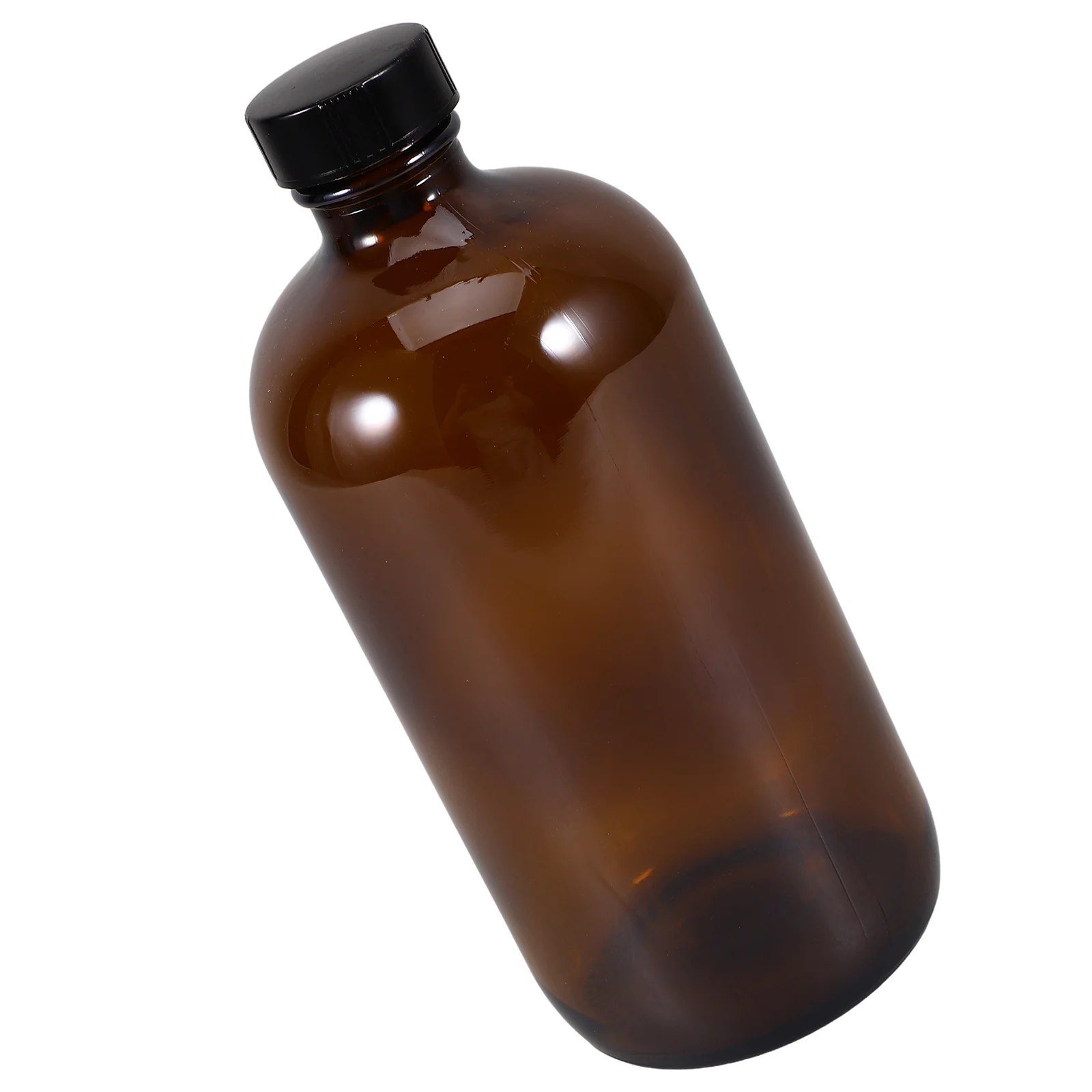 500Ml Botol Kaca Coklat Botol Obat Botol Amber Wadah Isi Ulang Botol Laboratorium Botol Obat Kaca Lab