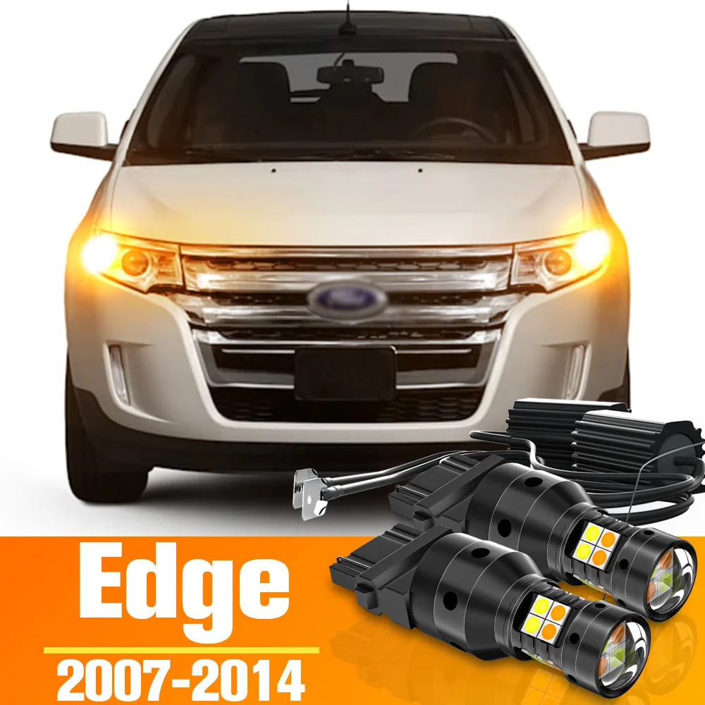 2x Dual Mode LED Turn Signal+Daytime Running Light DRL Accessories For Ford Tourneo 2002-2013 2006 2007 2008 2009 2010 2011 2012