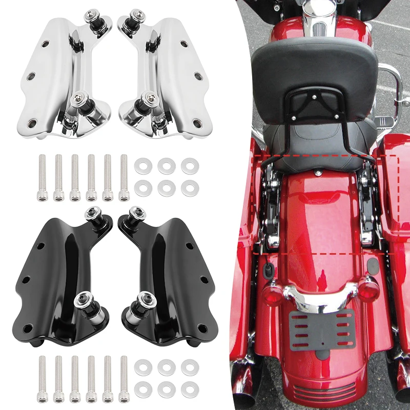 

Motorcycle Detachable 4 Point Docking Hardware Quick Release Bracket For Harley Touring Street Glide Road Glide Road King 14-23