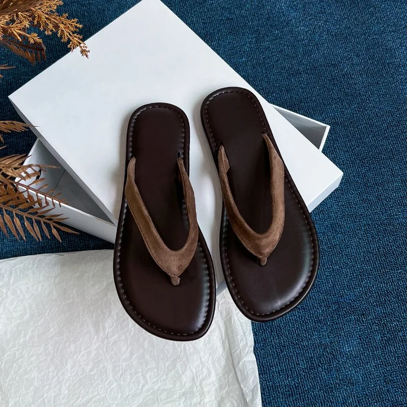 

Fashion Women's Shoes Classic Luxury Flat Bottom Flip Flops for Woman Comfort Vacation Casual Shoes Designer Shoes Zapatos Mujer