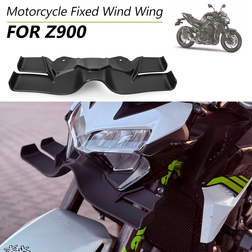 

For Kawasaki Z900 2024 Front spoiler Lower spoiler z 900 2020-2023 z900 lower lip GP WING DOWNFORCE NAKED FRONTAL SPOILERS