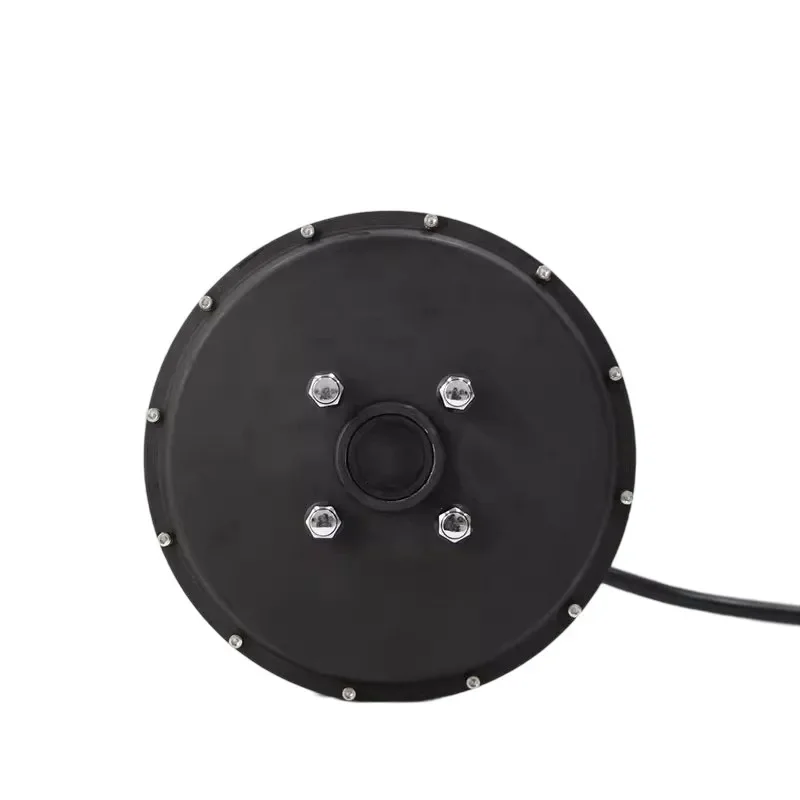 Upgraded Electric Car&Scooter Hub Motor 2000W-5000W Size 260,Single-Sided Axle Shaft,Dual Hall Sensor,Split Rim Wheel