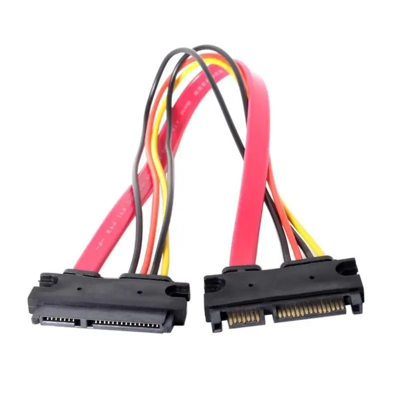 652F Power Extension Cable, 22 Pin Male to Female Extender Cable Cord Adapter for Hard Drive Disk, HDD, SSD, PCIE