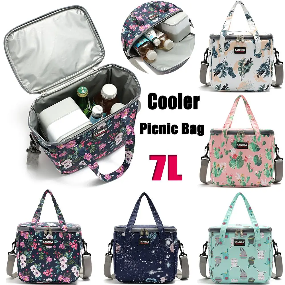 

Adjustable Waterproof Multifunction Thermal Shoulder Strap Handbags Cooler Bag Insulated Lunch Bags Picnic Bag Storage Box