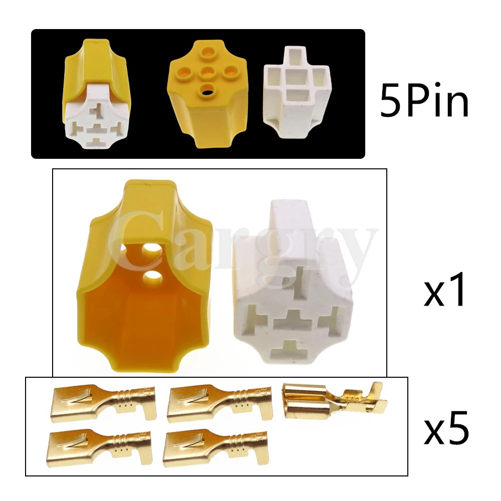 1 Set 1/2/3/5P H1 H4 H7 H11 9005 9006 AC Assembly Car Ceramic Socket Truck Light Lamp Bulb/Headlight Extension Connector - Image 3