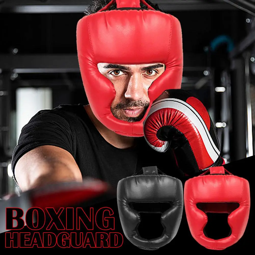 Boxing MMA Safety Helmet Head Gear Protectors Adult Kickboxing Muay Thai Training Child Full-Covered Helmets Headgear K1B9