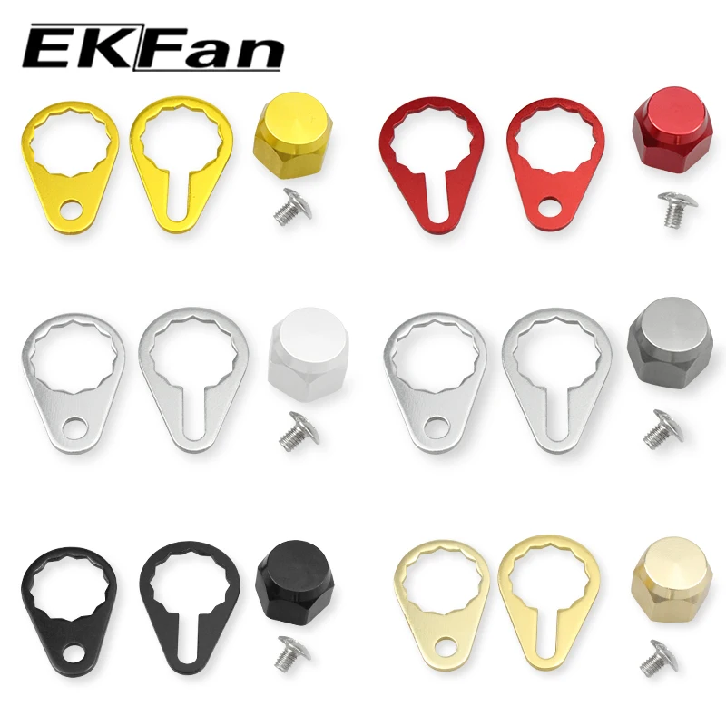 EKFan Tornillo de Manivela Izq/Dcha – Tapa Carretes Shimano Daiwa Abu
