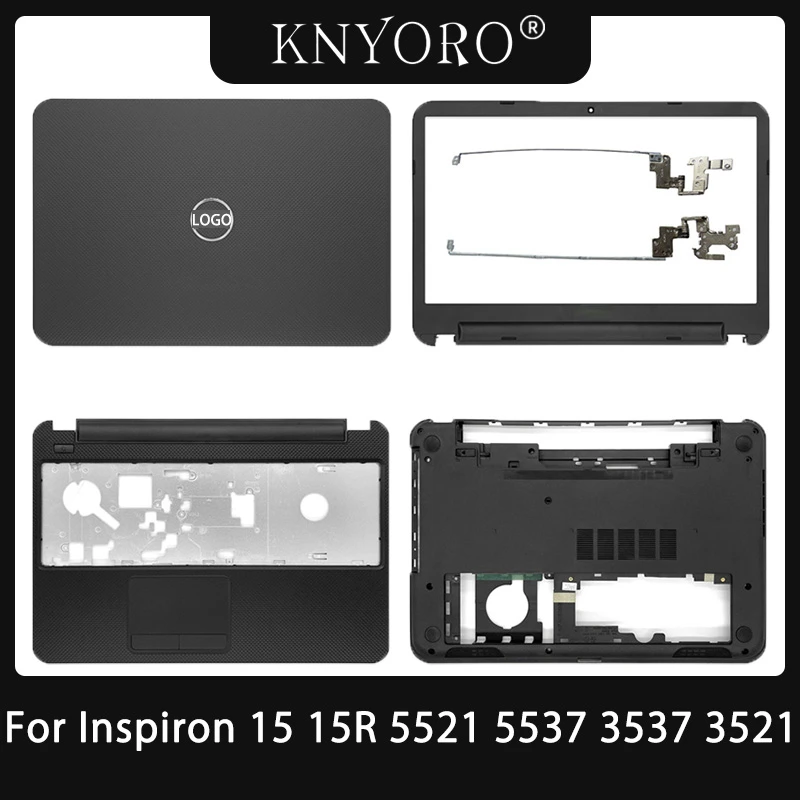 

Новый женский корпус для ноутбука Dell Inspiron 15 15R 5521 5537 3537 3521, задняя крышка ЖК-дисплея/передняя рамка/петли/Упор для рук/Нижняя деталь