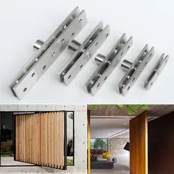 75mm-150mm Pivoting Hinge Gate Hinges Heavy Duty  360 Degree Rotation Up and Down Door hinges Stainless Steel Door Pivot Hinge