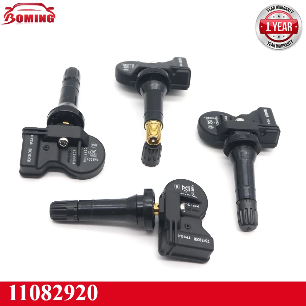 1/4pcs NEW TPMS 11082920 433Mhz Tire Pressure Monitoring Sensor For MG 4 MG4 EV MULAN Cyberster For IM LS7 LS6 L7 L6 SAIC H5