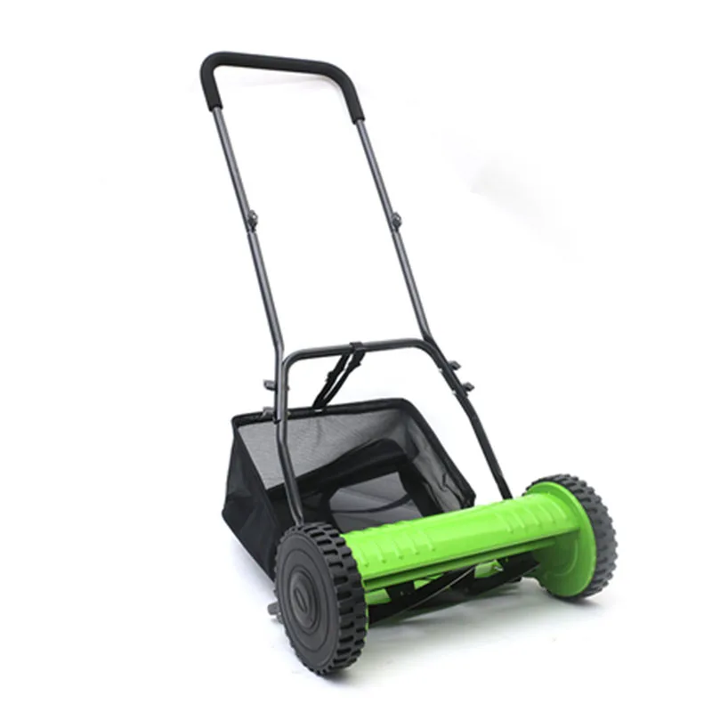 New 16 inch lawn mower for home use small unpowered hand pushed villa small flower garden lawn mowing weedingTools & Accesorries