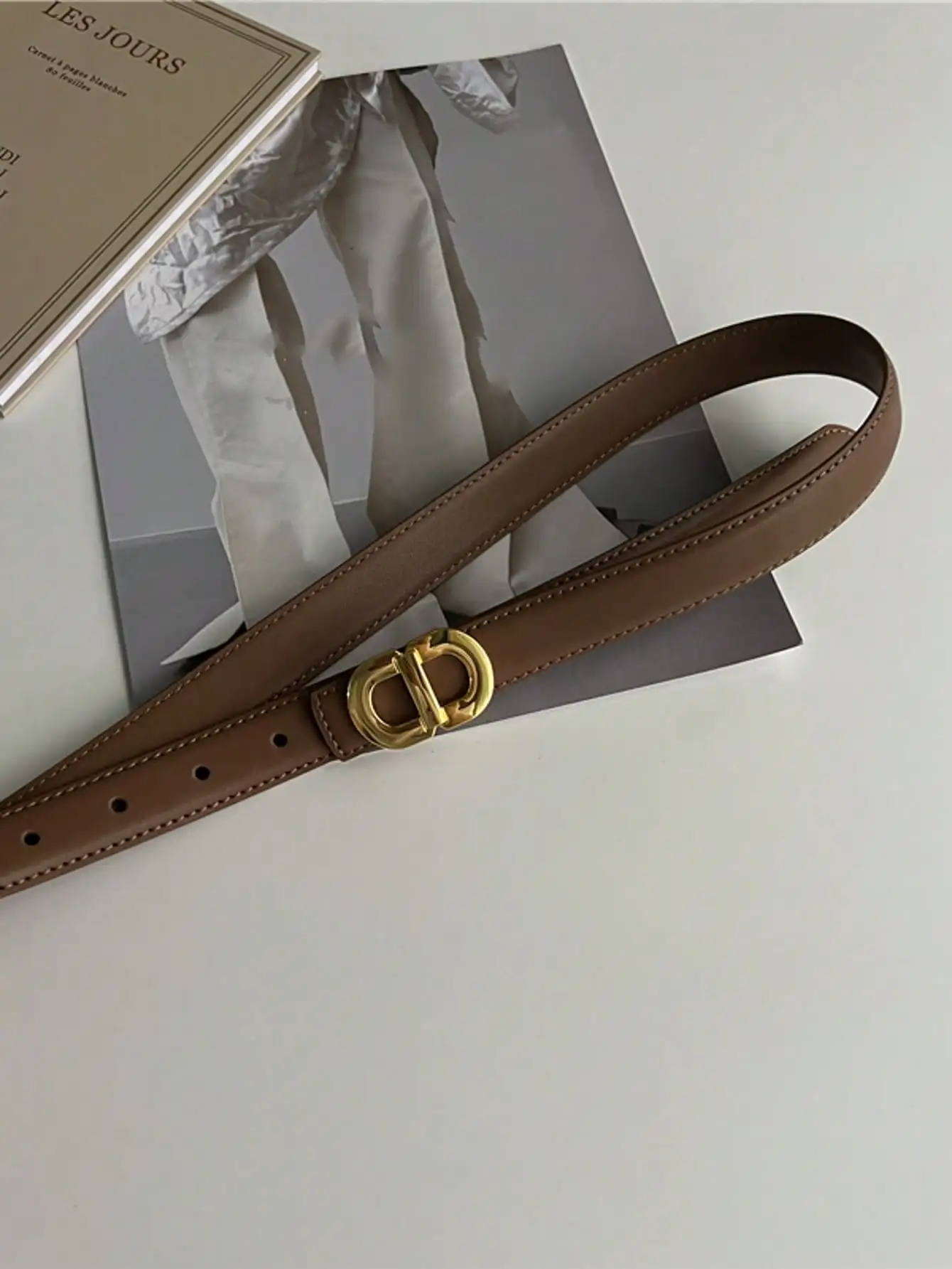 1pcNew Women's Belt Trendy Summer Fashion Fairy Design Unique Leather Decorative Versatile Korean Style Belt in Stock
