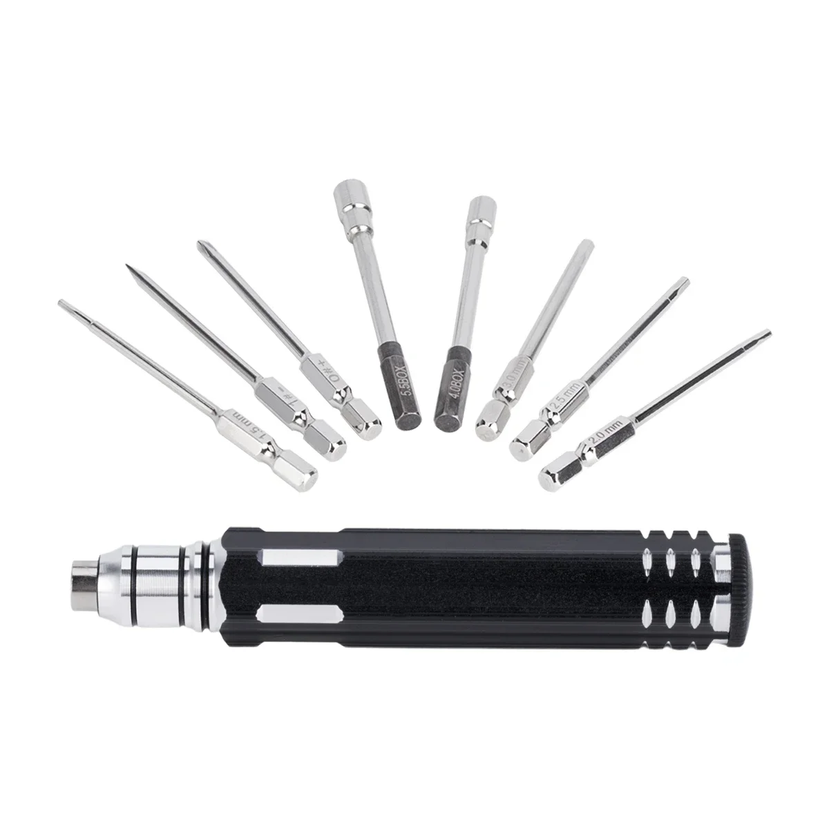 Professional Steel 8 in 1 Screwdriver Set Hobby Hardware Repair Tools Kit for RC Model Car Aircraft Airplane Drone Hand Tool