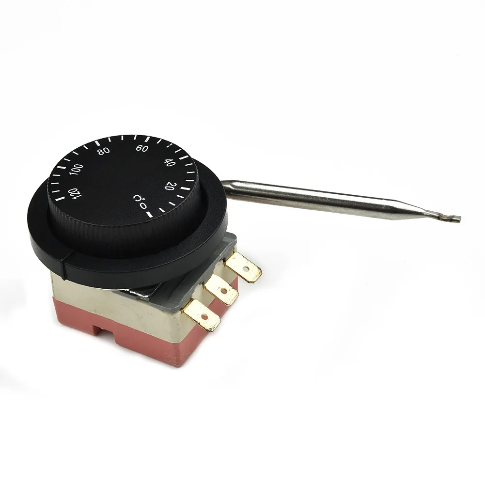 

Fashion Hot Switch 1x Control Probe Thermostat Controller Tool 0℃～120℃ 5mm Diameter Parts Practical 104mm Long