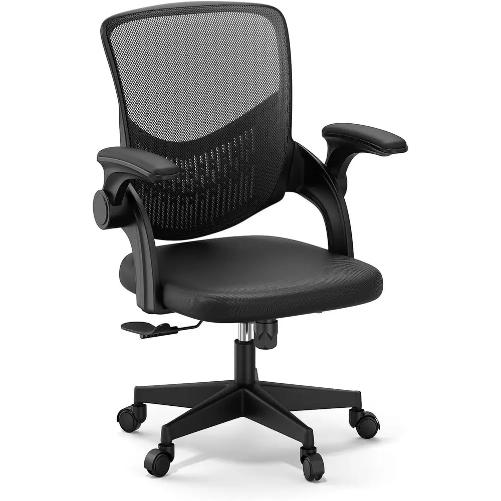 

Mesh Oice Desk Chair with Adjustable Height and Swivel, -Back with lip-up Armrests and Lumber Support, Light Green (Premium, Bla