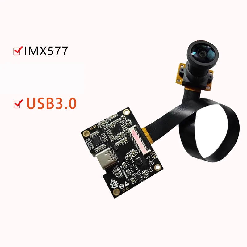 4000 x 3000 4K 12MP HD IMX577 USB3.0 Camera Module FF 100° With Motherboard For Machine Vision Product Vision