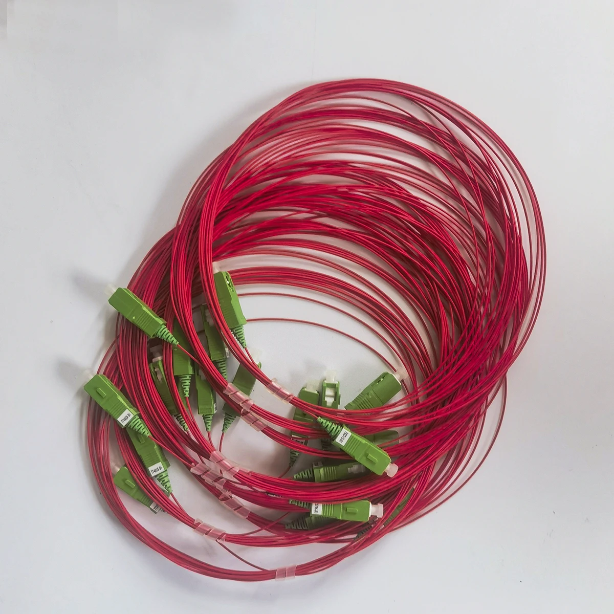 10 個の光ファイバーパッチコード SC/APC-SC/APC 4 メートル 0.9 ミリメートル延長ケーブルシンプレックス屋内 FTTHConvert パッチコード曲げに敏感ではない