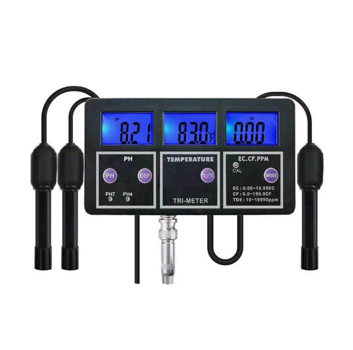 New 5 in 1 PH/ORP/TDS/EC/TEMP Meter PH-117 Multi-parameter Water Quality Monitor ATC Online Aquarium Fish Tank Monitor