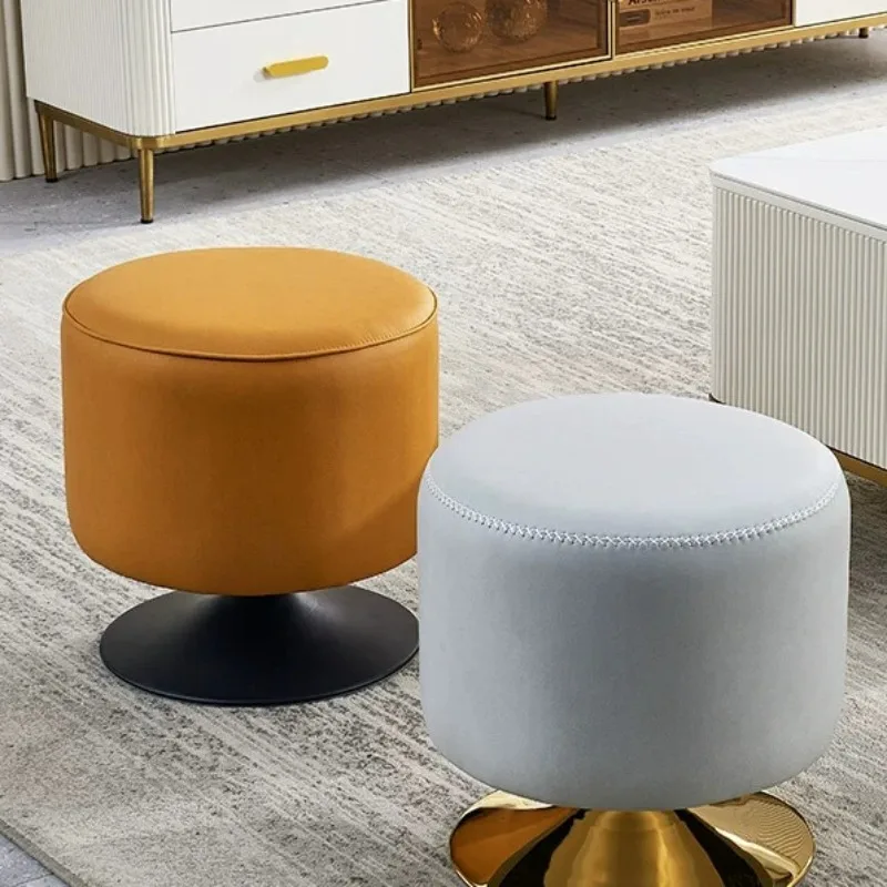 

Living Room Chair Seat Ottoman Footrest Minimalist Small Floor Bedroom Stool Entryway Nordic Hallway Home Furniture Accessories