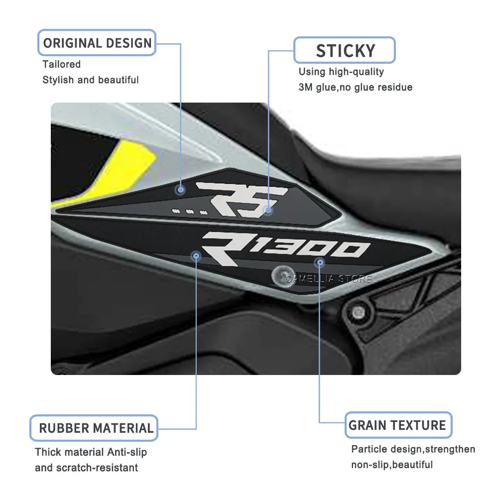 

for BMW R1300 RS Motorcycle Fuel Tank Side Sticker BMW R1300 RS Motorcycle Accessories Scratch-Resistant Waterproof