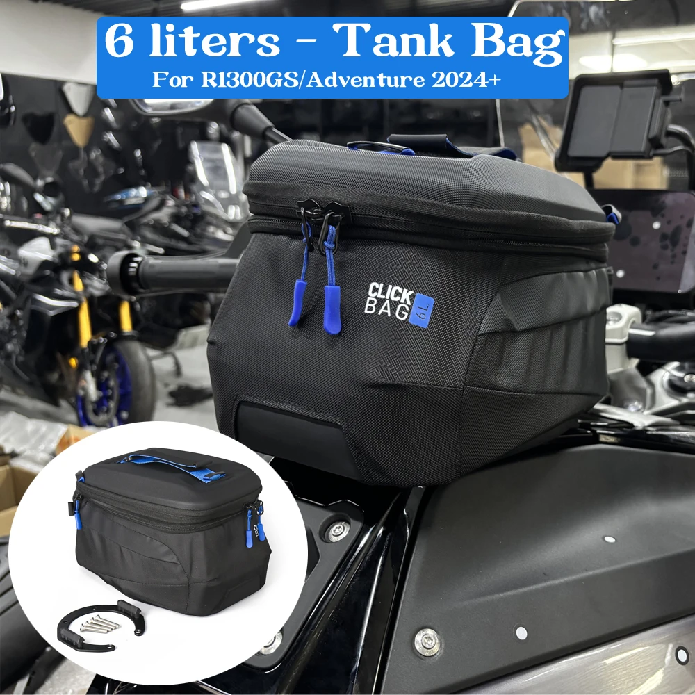 FOR BMW R1300GS R 1300 GS R1300 GS ADVENTURE 2023 2024 2025 2026 New Quick Release Fuel Tank Bag Kits GS1300 6L~8L Tank Bag Kit