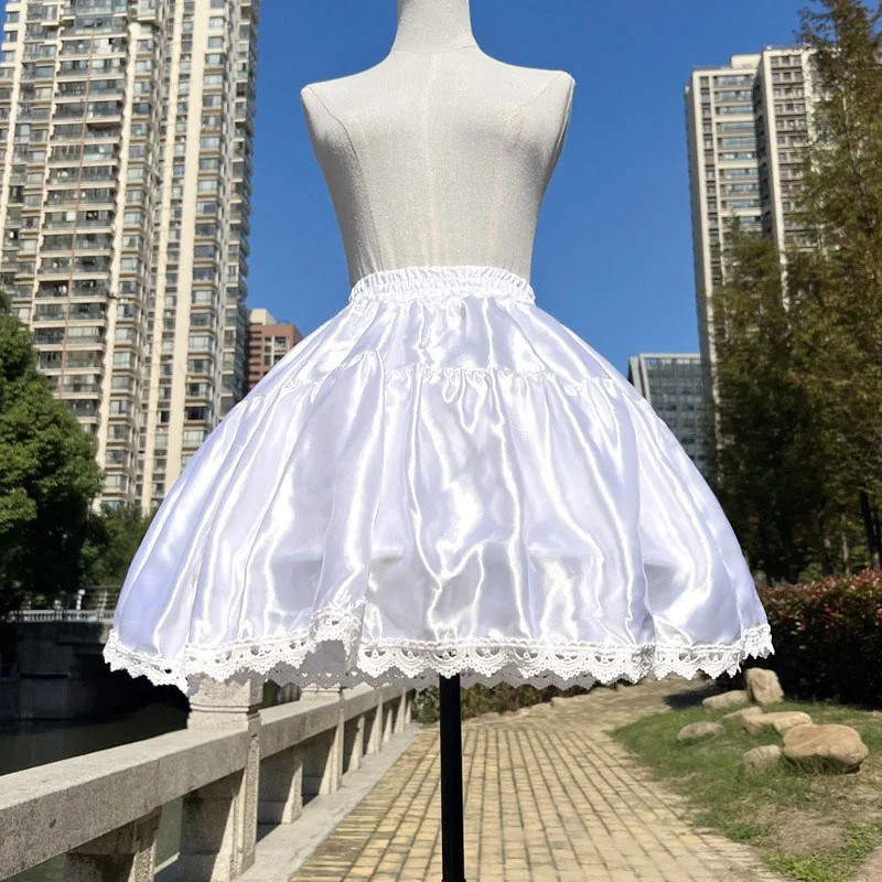 Luxury women's skirt brace Lolita fishbone brace violence adjustable 50CM flower marriage Carmen brace cos inside the petticoat