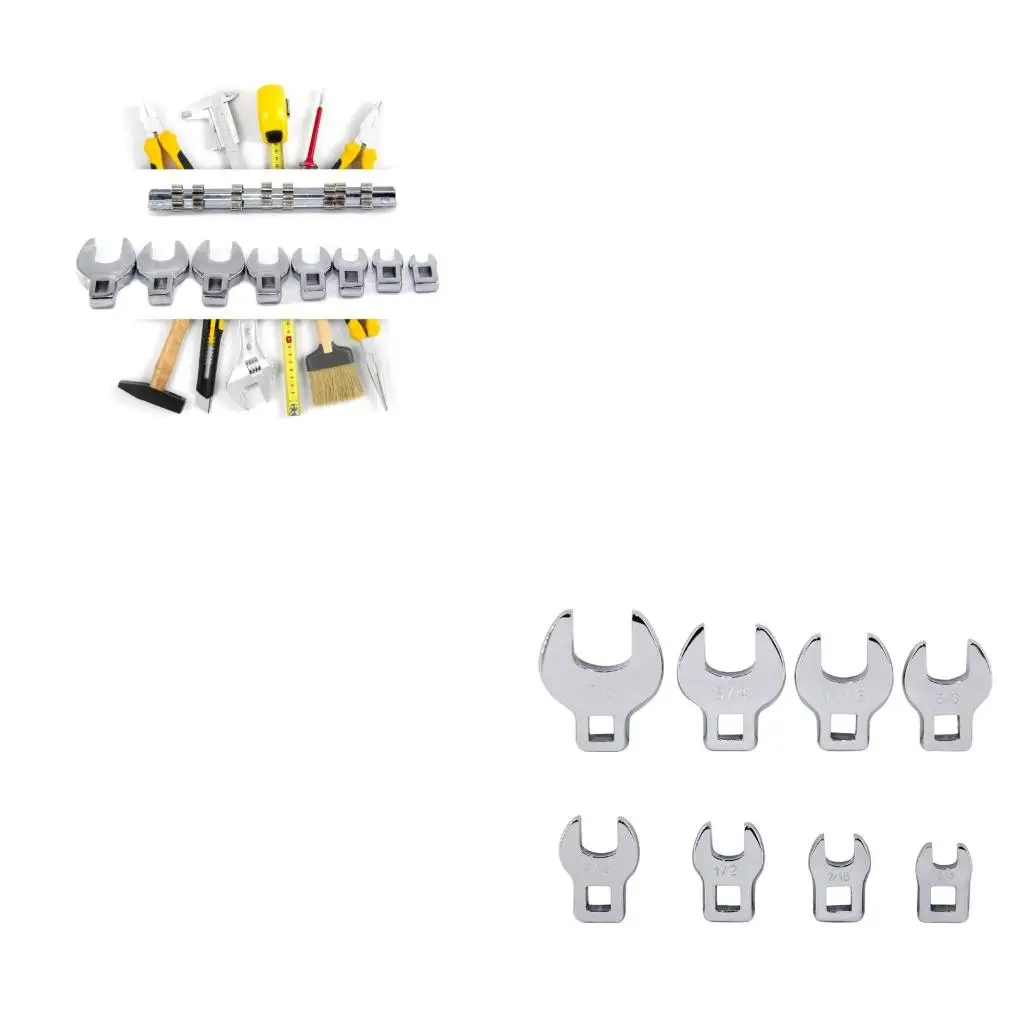 

Набор ключей типа «гусиная лапка», 3/8 дюйма, метрический ремонтный инструмент из углеродистой стали, 10–22 мм, 8 шт.