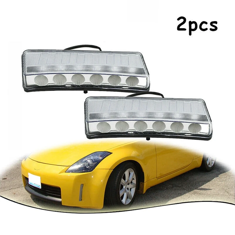 DRL Daytime Running Turn Signal Light Clear Turn Signal Lights For Nissan 350Z 2003-2005