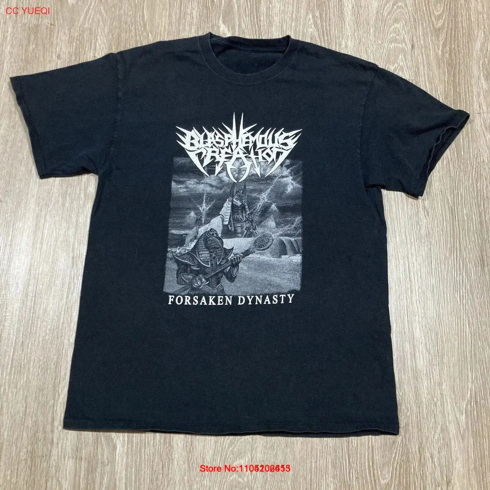 

Blasphemous Creation T Shirt M 00s Y2k Forsaken Dynasty Metal Concert Tour vintage Washed Slightly Breathable Comfortable