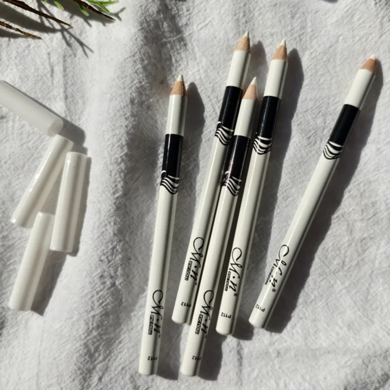 5PCS Durable, Easy To Color, Multifunctional, Smooth, White Eyeliner, Suitable for All Skin Types, Music Festival Gifts