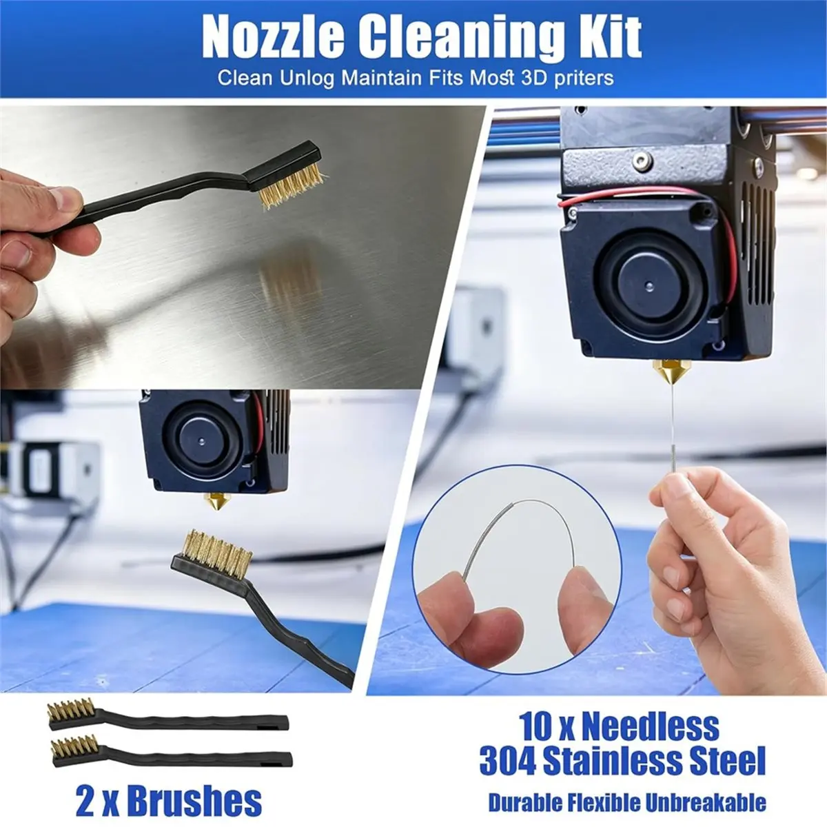 3D Printer Tool Kit, Suitable for All /SLA Printers, Compatible with for , for 3, , Etc.