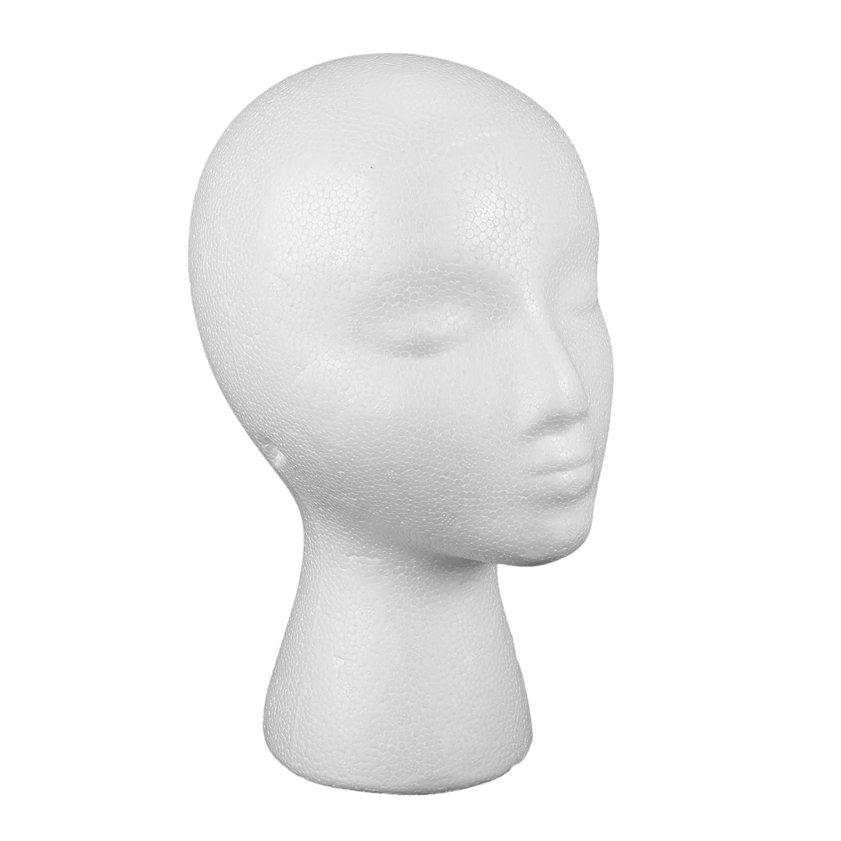 Foam Mannequin Wig Head Display Hat Cap Wig Holder White Foam Head