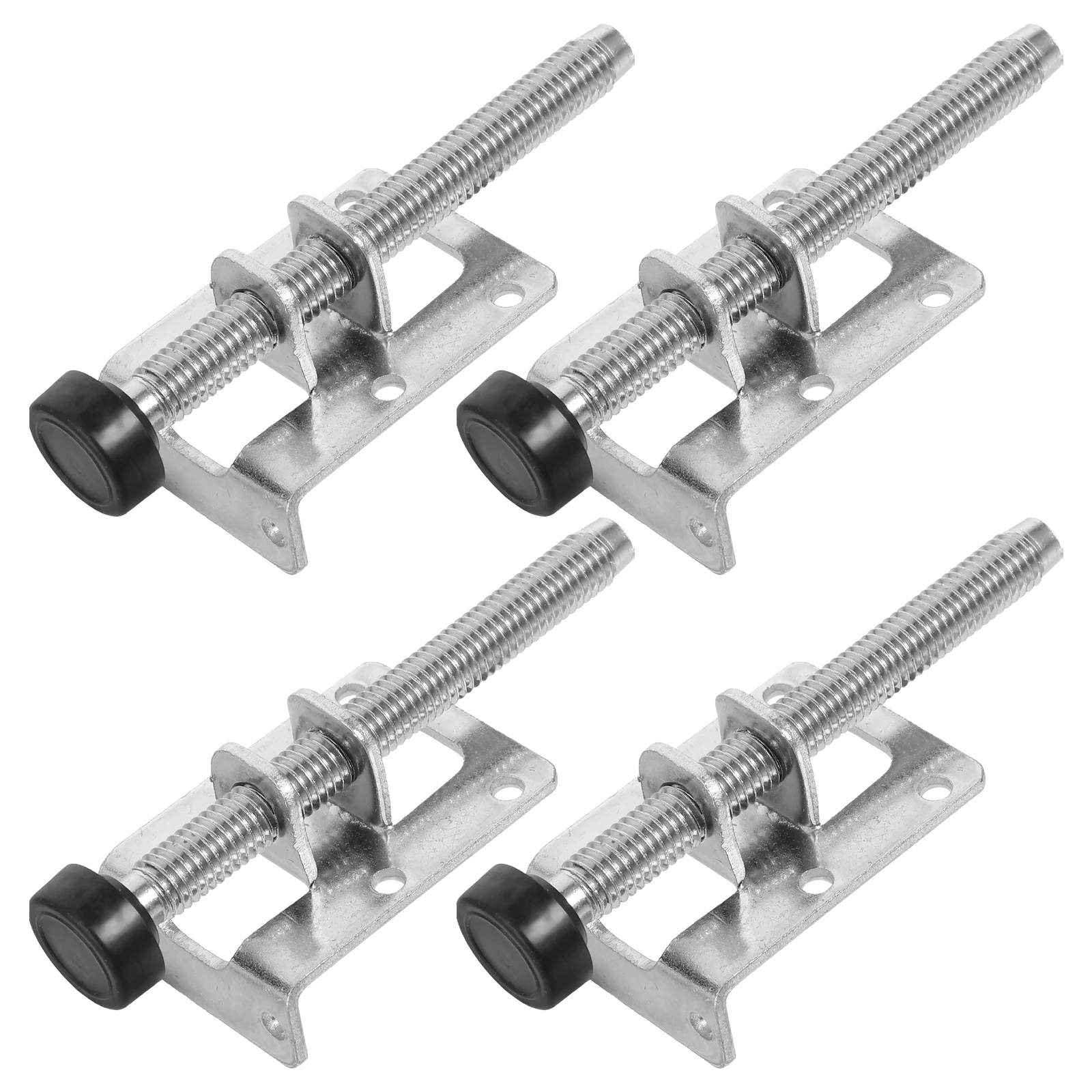 4 Pcs Adjustable Feet Chair Leg Levelers Furniture Glass Height Adjuster Heavy Duty Leveling Steel