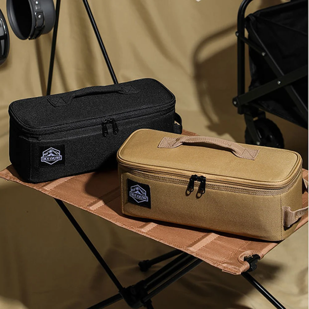 

Сумка для инструментов и аксессуаров для кемпинга из ткани Оксфорд 900D, водонепроницаемая, с двойной молнией, для хранения, для путешествий, походов, барбекю