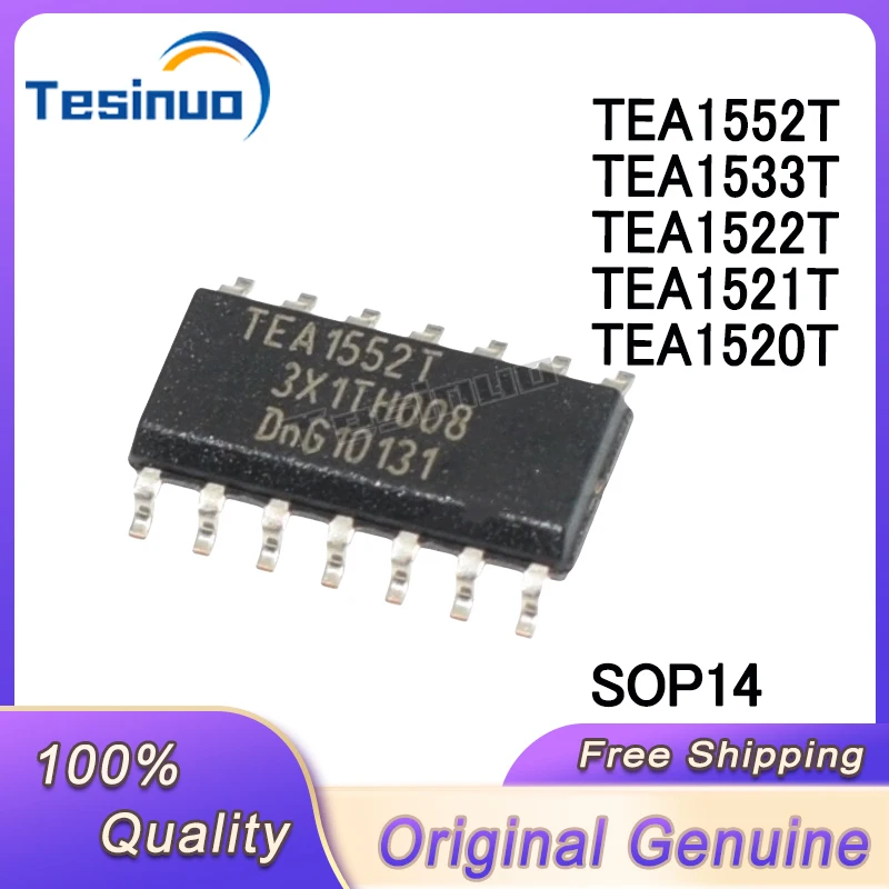 

5/PCS New Original TEA1520T TEA1521T TEA1522T TEA1533T TEA1552T SOP14 Power chip In Stock