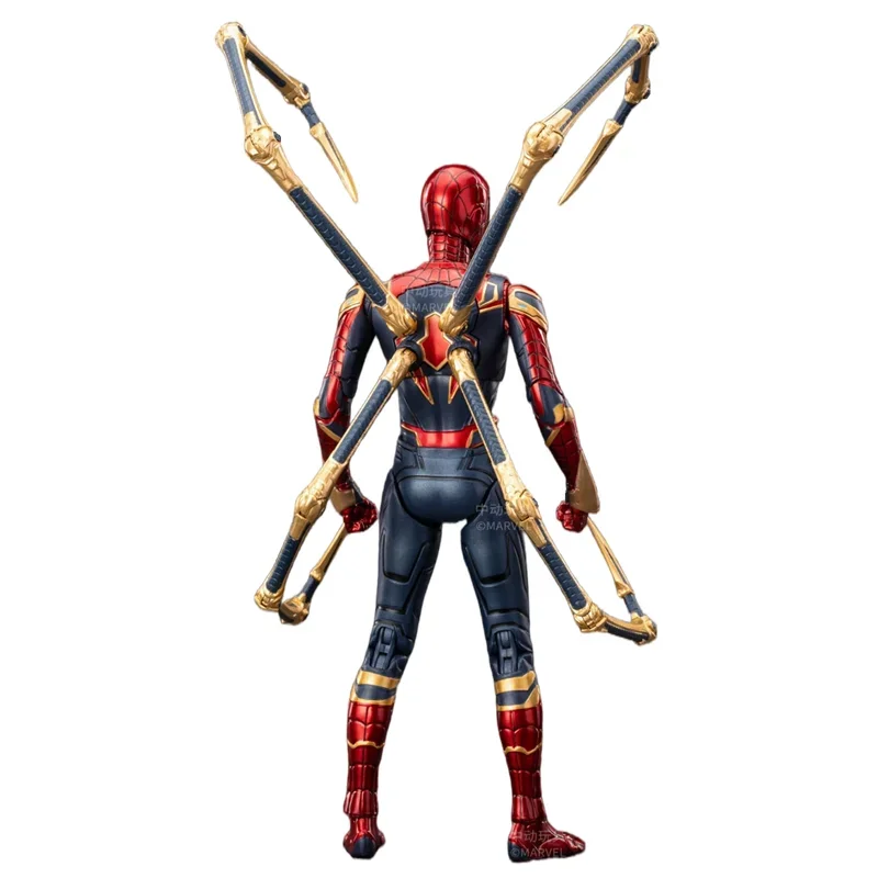 ZD Toys Super War Big Time Spider-man Action Figure ML Avengers Infinity War Iron Spider 2.0 1/10 Spider-man Collections Toy