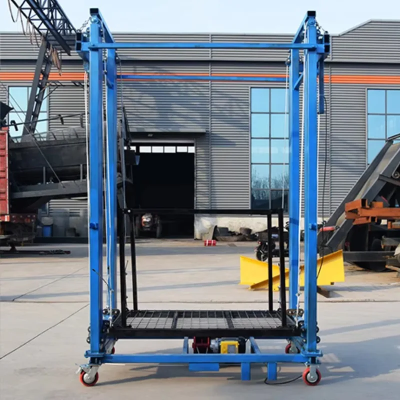 500 kg laadvermogen, laag profiel, compacte opvouwbare heftafel met veiligheidsbescherming voor werkplaatsmagazijnapparatuur