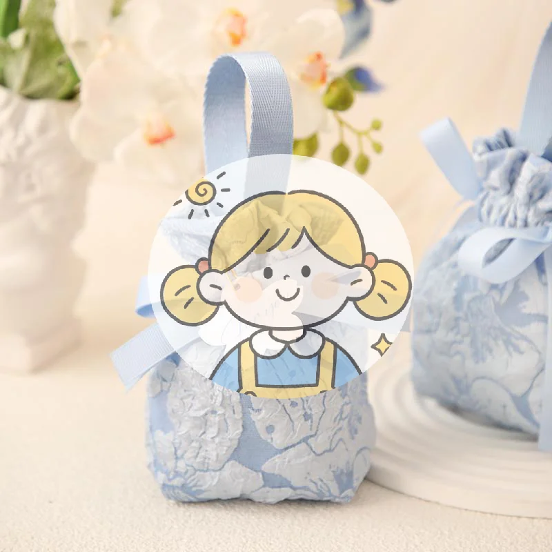 

[LA]1Pc Portable Wedding Party Tassel Bag Candy Bag Fabric Drawstring Pocket Candy Pouches Gift Bags Decor Home Party Favors Bag