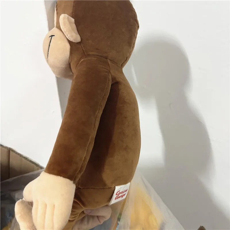 Nuovo simpatico curioso george scimmia peluche di grandi dimensioni per bambini animali di peluche giocattoli per regali per bambini