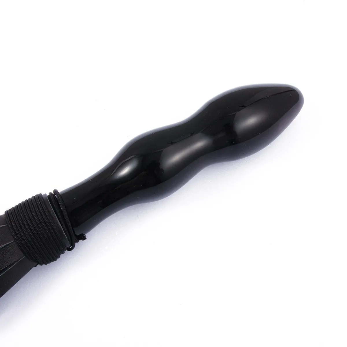 مقبض زجاجي 48 سم، سوط حصان من الجلد الطبيعي، سياط فلوجر للفروسين، سياط ركوب الخيل ﻿ الدعامة الطرف