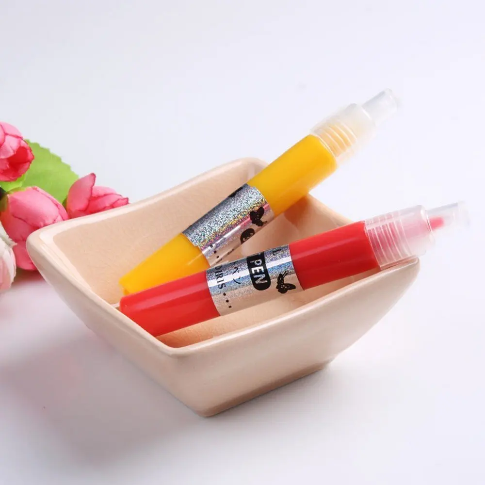 A73U 12 Colors Diy 3D Nail Art Painting Polish Pen Set