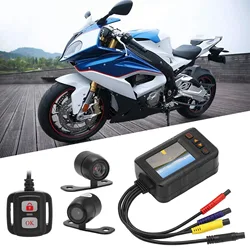 2inch Motorcycle Driving Recorder 1080P+720P HD Lens Waterproof DVR Dash Cam Loop Recording Motorcycle Dash Cam Motorbike Camera