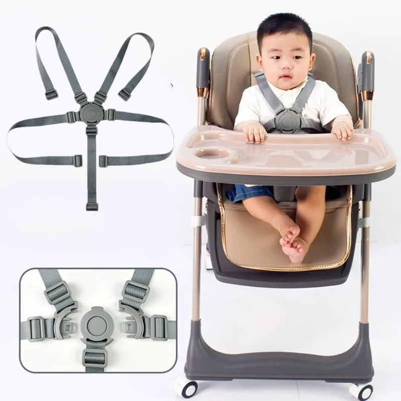 

Baby High Chair Secure Five Point Safety Harness Buckle Strap Quick Released Buckle For Children Dinning Chair