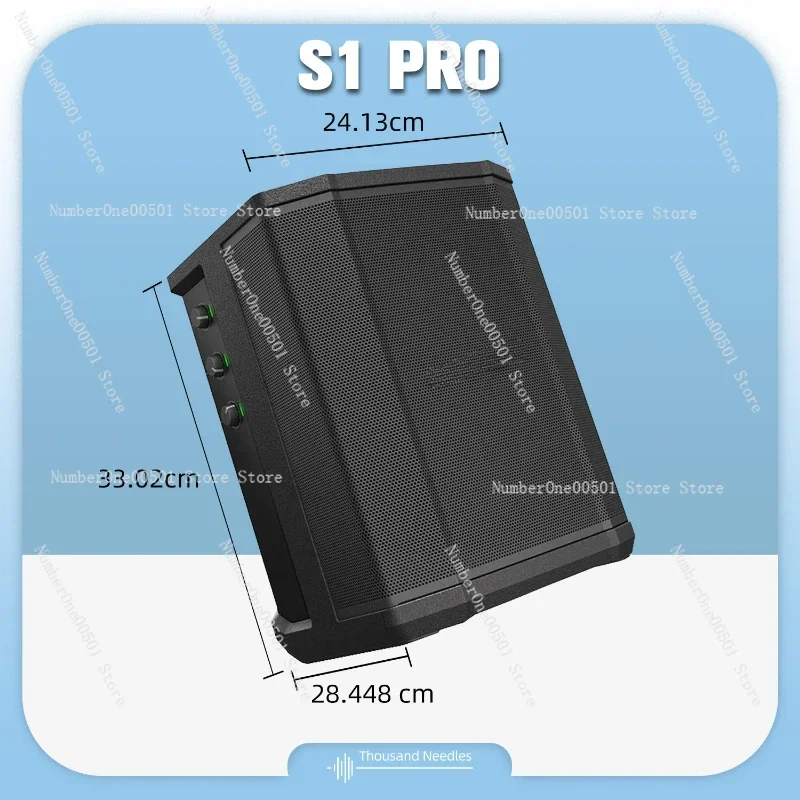 S1 PRO Portable Outdoor Audio Multifunctional Bluetooth Speaker Karaoke Wireless Conference Roadshow DJ