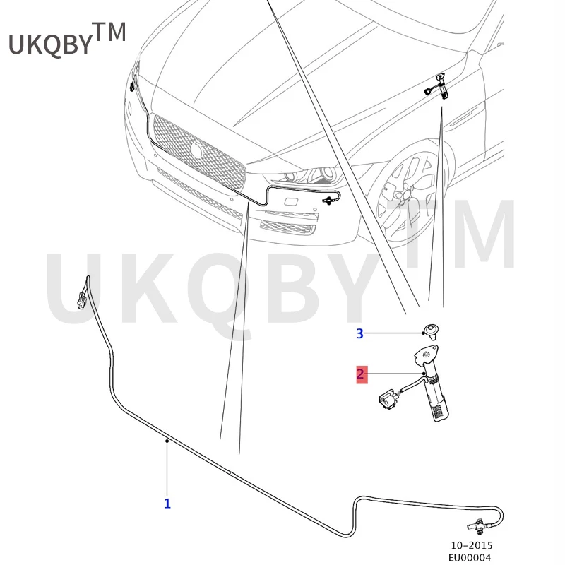 ฐานแบบเป็นที่ยึดติดเซ็นเซอร์ฝากระโปรงรถยนต์เหมาะสำหรับ XF XJ