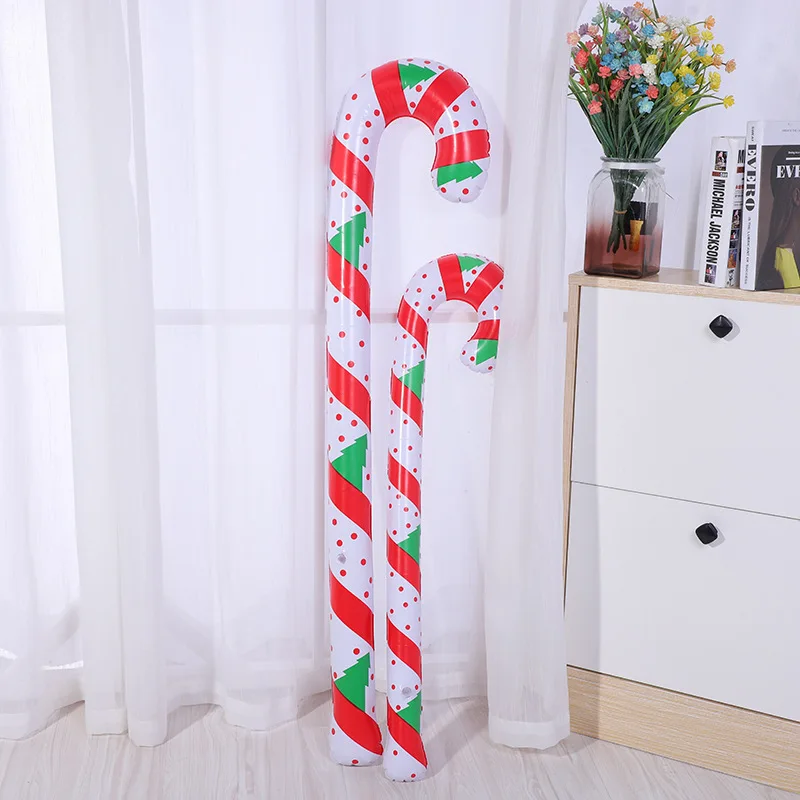 Inflatable Candy Cane Stick Balloons, Christmas Decoration Supplies, Outdoor Candy Canes, Xmas Decor, 2024