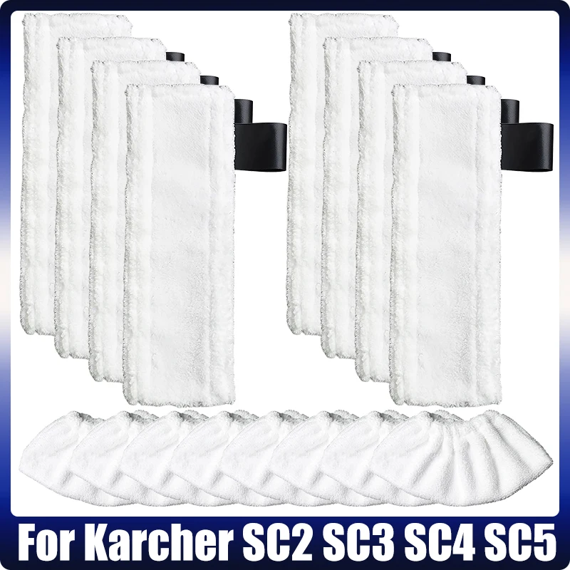 Mop Rags For Karcher SC2 SC3 SC4 SC5 Vacuum Cleaner Cleaning Pad Cloth Cover Rags Washable Replacement Accessories Spare Parts