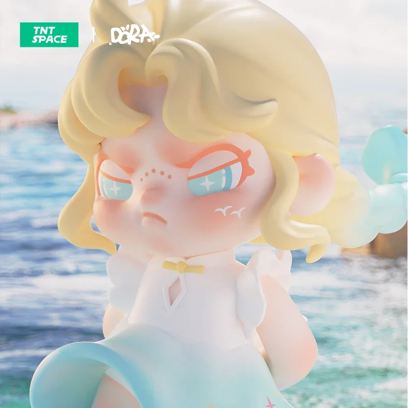 Figuras de colección de olas de verano de DORA, adornos Kawaii, decoración del hogar, modelo de escritorio, muñecas, modelo de regalo